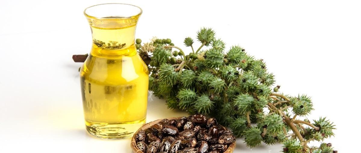 Aceite de ricino para el envejecimiento de la piel.