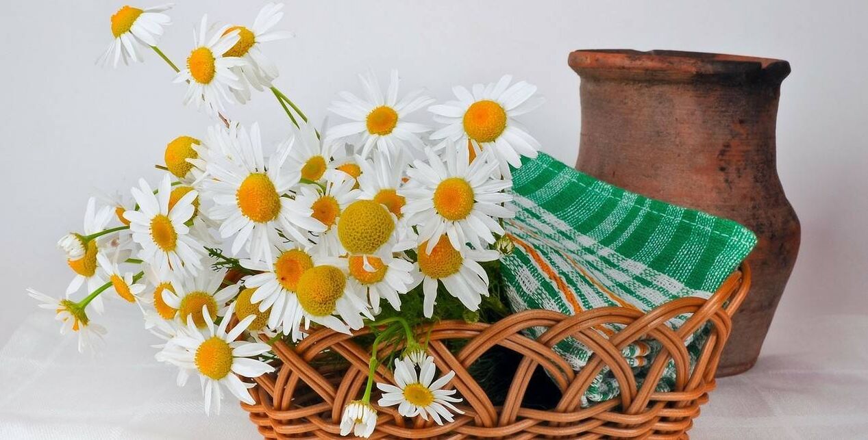 Cómo hacer un refrescante facial con flores de manzanilla.